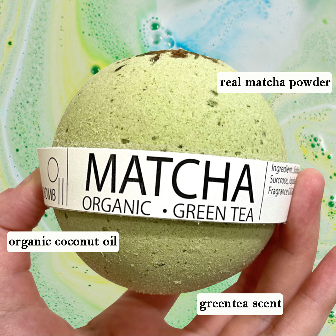 Organic Matcha Greentea Bath Bomb